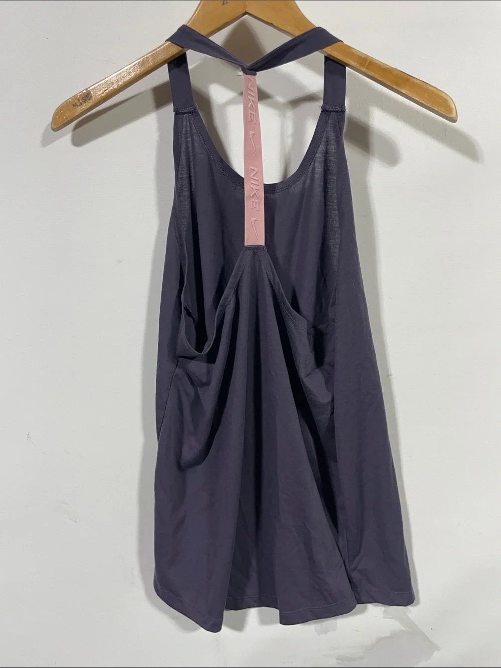 Nike Purple Racerback Tank with Pink Swoosh